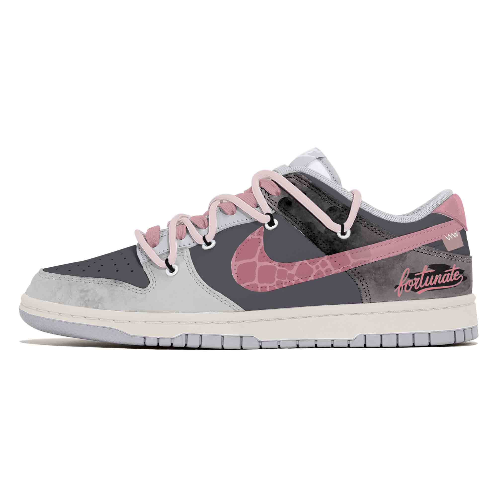 

Nike Кроссовки для скейтбординга Dunk, износостойкие, белые, мужские