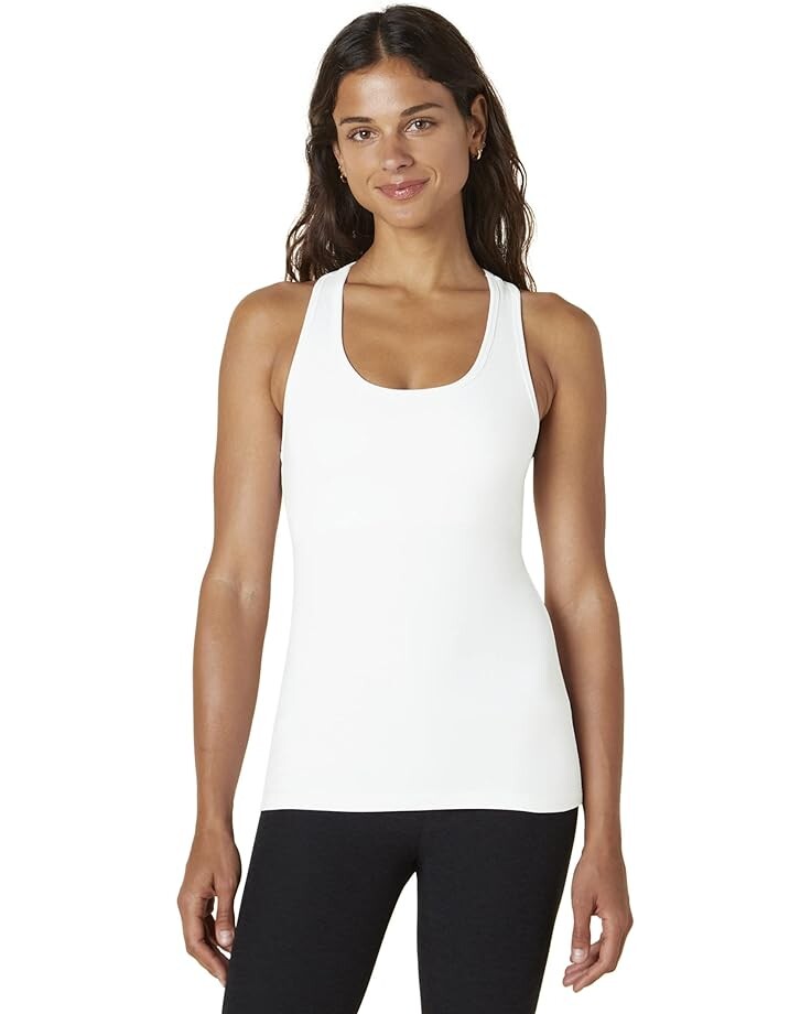 

Майка Beyond Yoga Spacedye Step Up Racerback Tank, цвет Cloud White