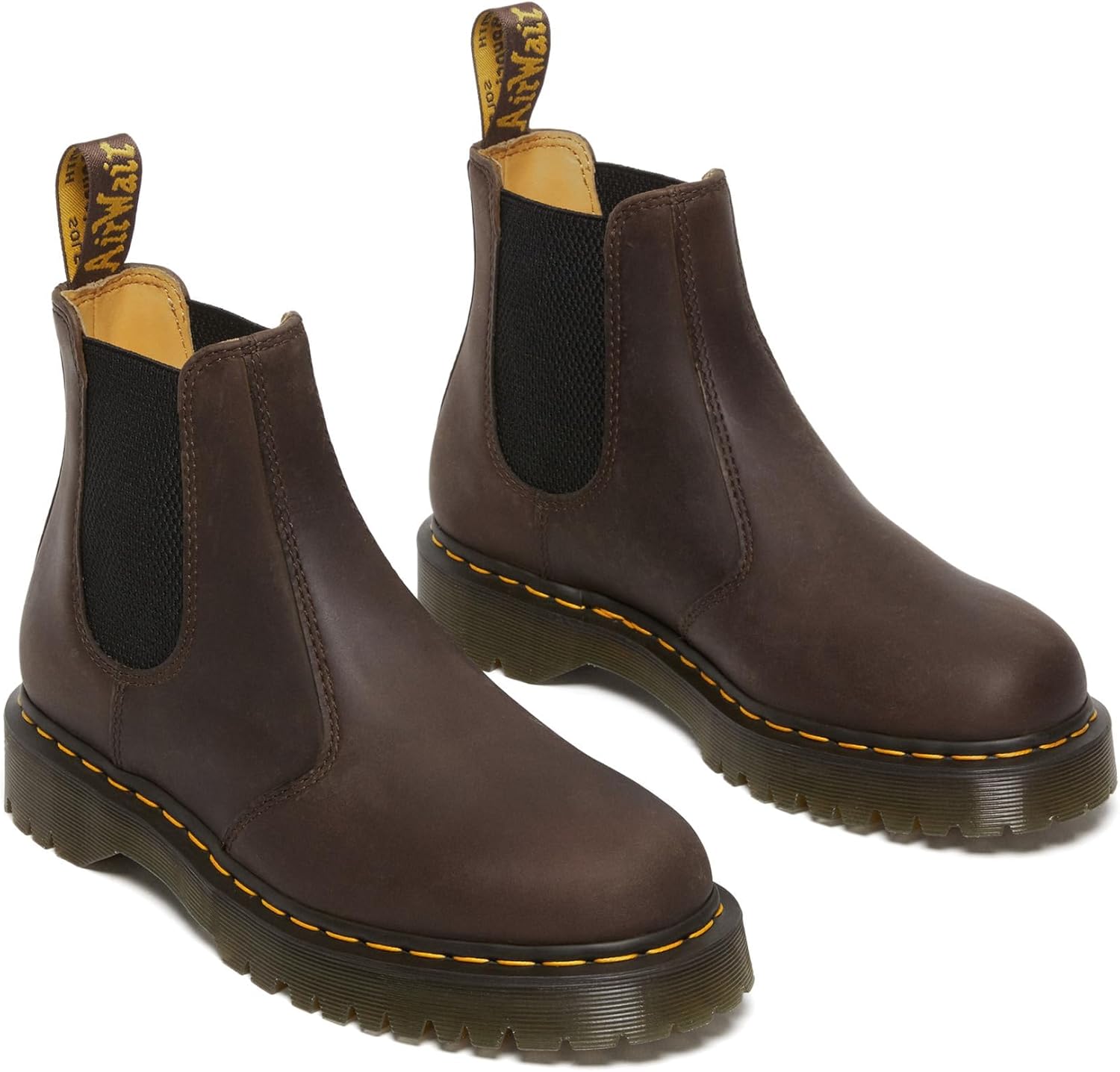 

Ботинки Dr. Martens Unisex-Adult 2976 Bex из гладкой кожи Челси, темно-коричневый