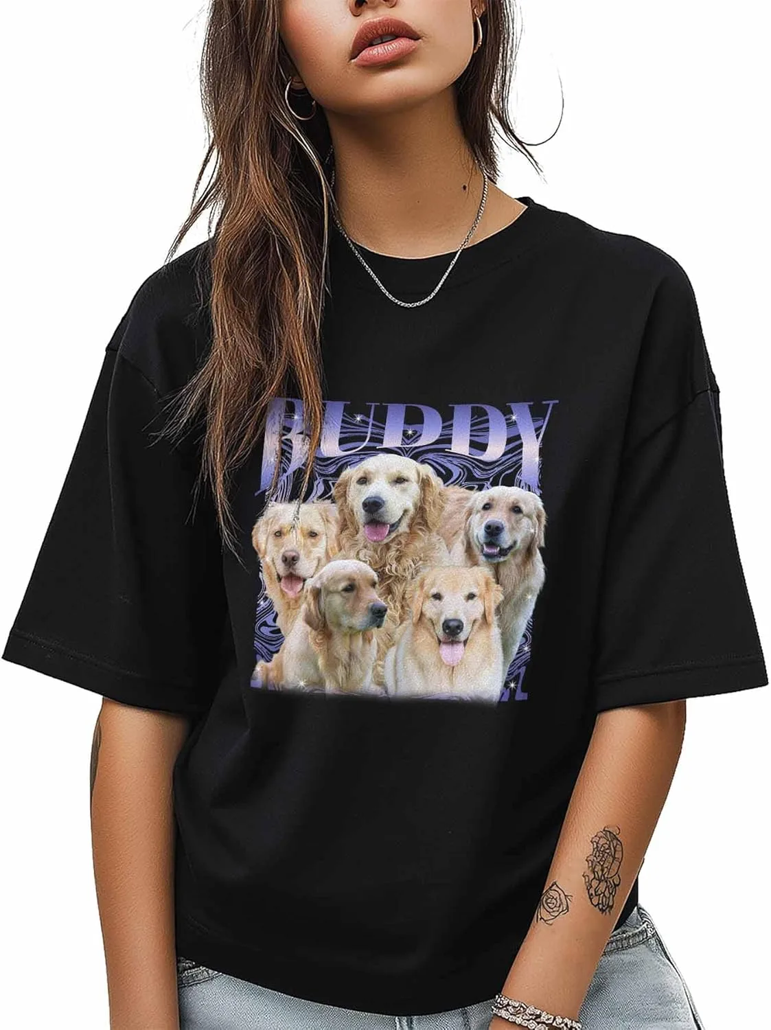 

Футболка Custom T-Shirts с фото и текстом Kycozurz