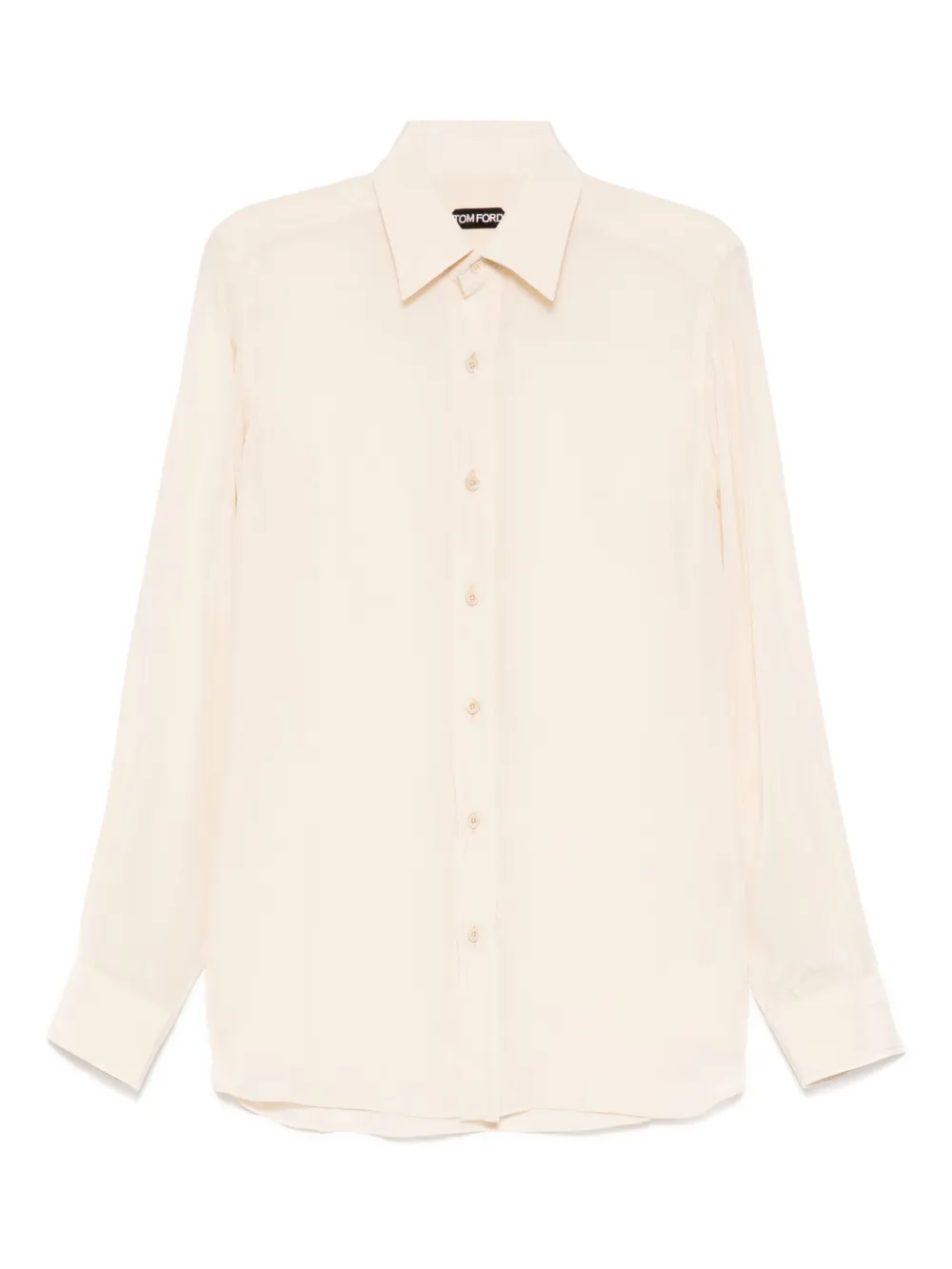 

Шелковая рубашка TOM FORD, нейтральный