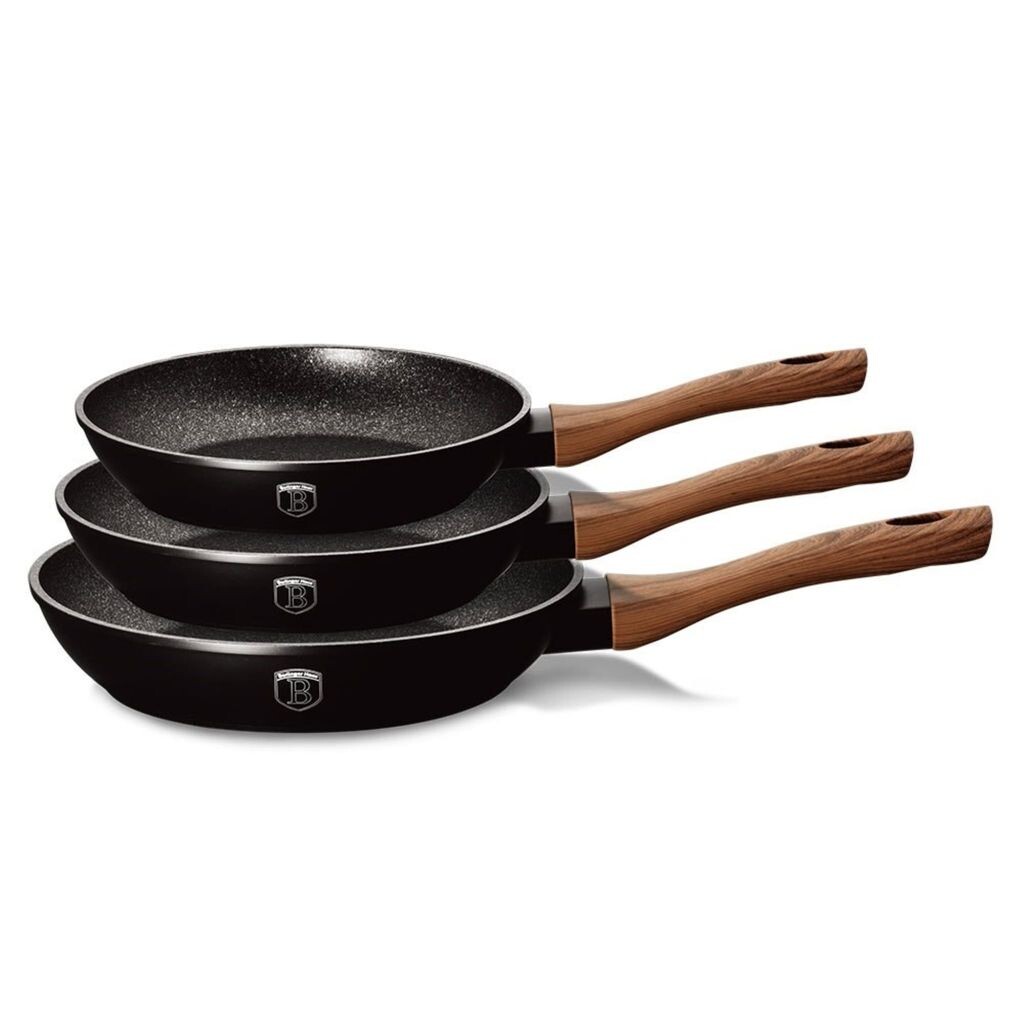 Набор сковородок Berlinger Haus из 3 предметов Ebony Rosewood BH1727 BerlingerHaus