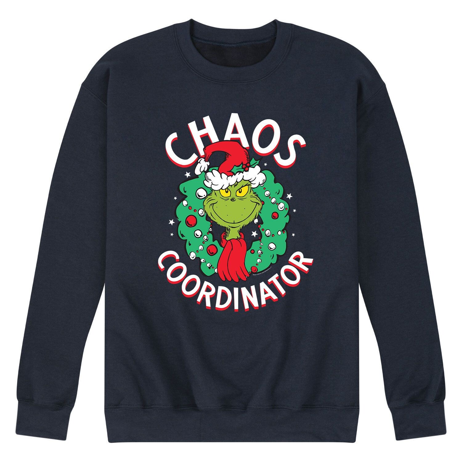 

Мужской свитшот Dr. Seuss The Grinch Chaos Licensed Character