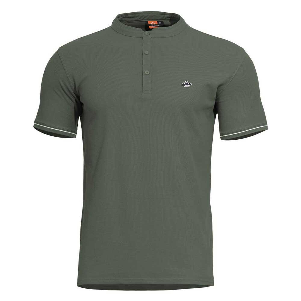 

Поло Pentagon Levantes Henley Stripes, зеленый