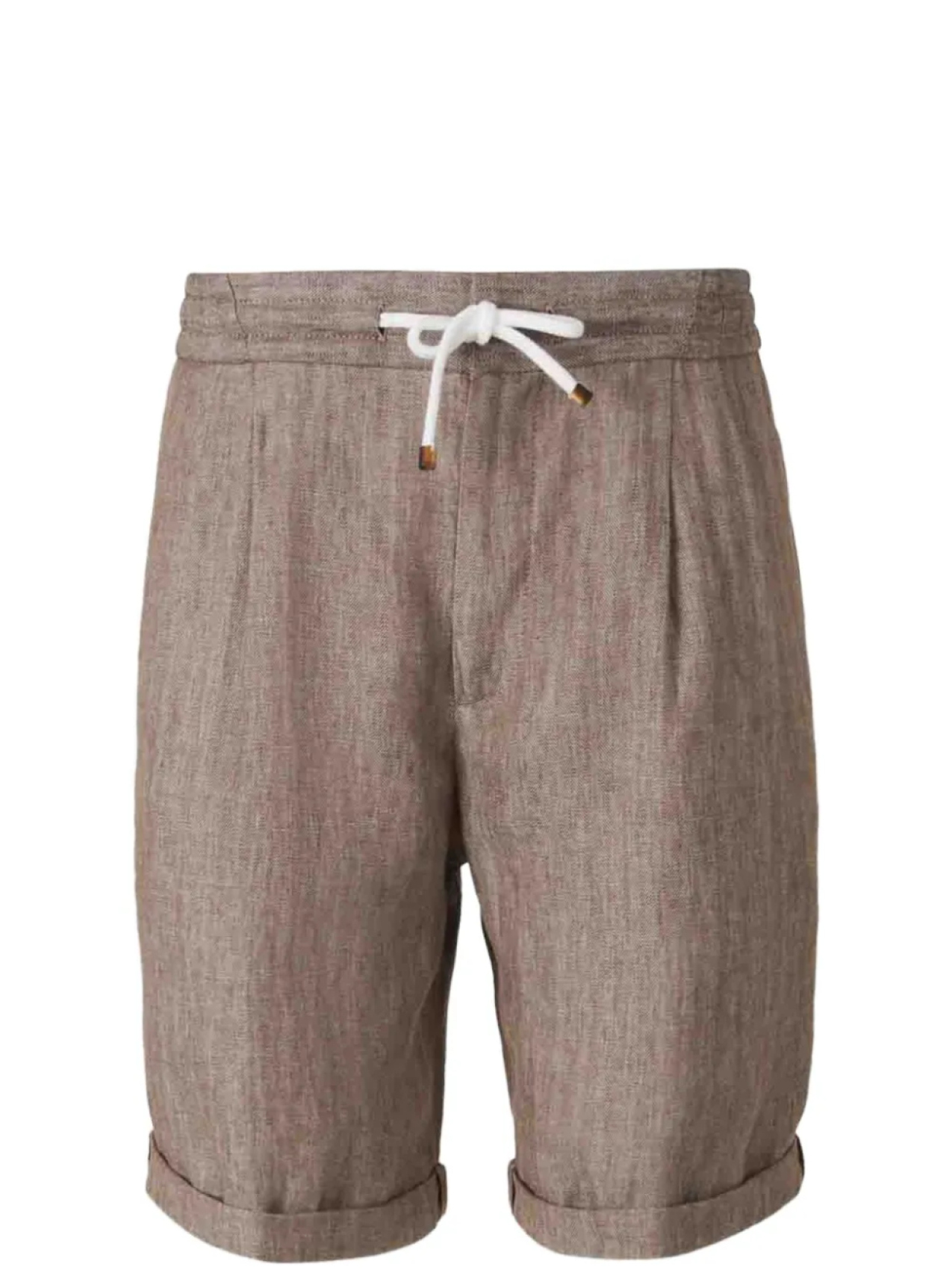 

Льняные шорты Brunello Cucinelli, коричневый