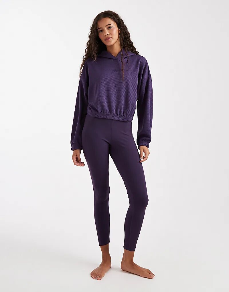 

Толстовка для йоги Adidas performance в сливовом цвете