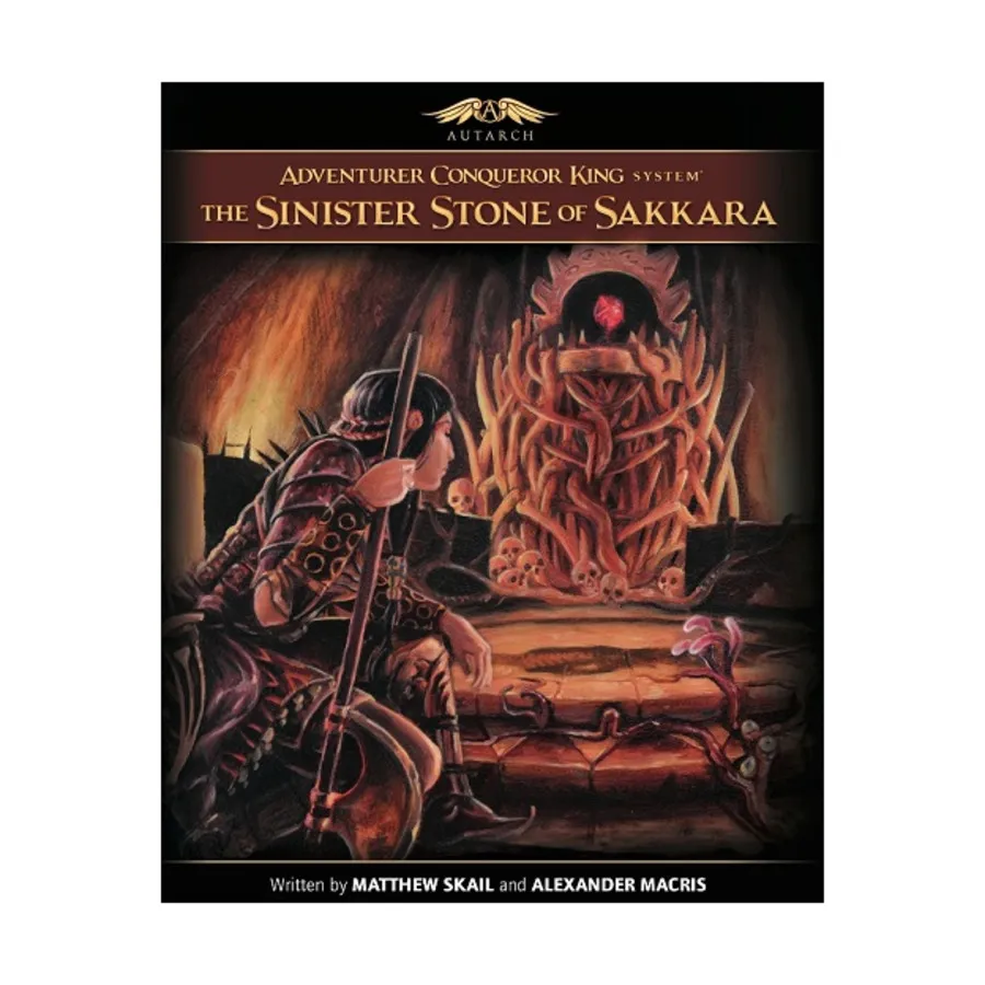 

Sinister Stone of Sakkara, Adventurer Conqueror King System, мягкая обложка