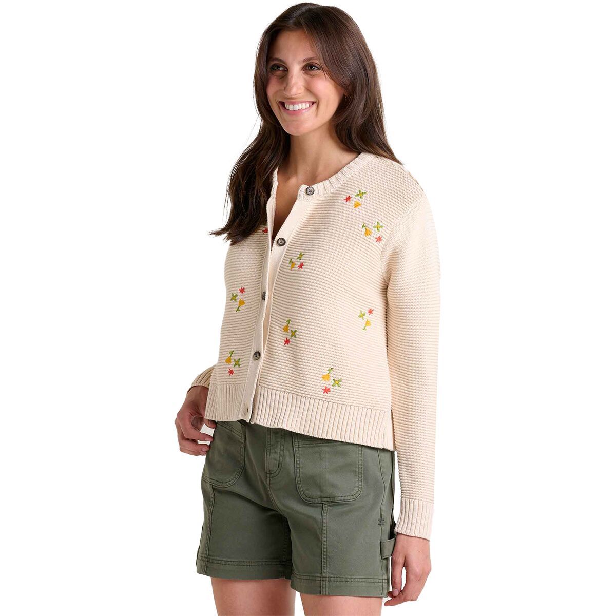 

Бианка вышитый кардиган Toad&Co, цвет natural embroidery