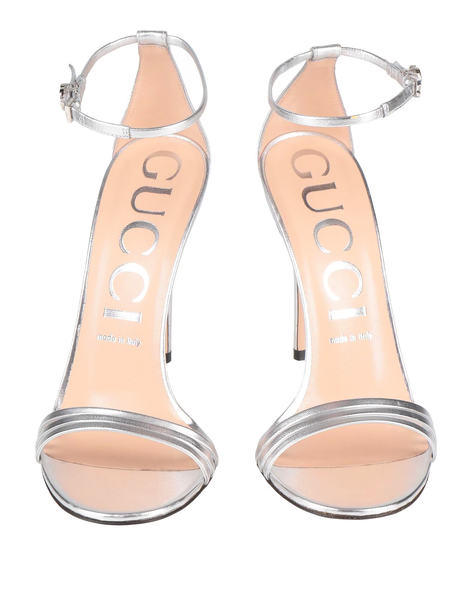 Сандалии Gucci, серебряный — фото 4