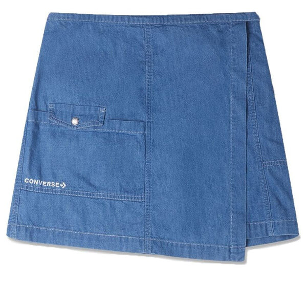 Кроссовки denim city skirt 'jeans blue' Converse, синий