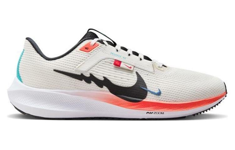 Кроссовки Nike Air Zoom Pegasus 40 "Year Of The Dragon", темно-красный/белый/черный — фото 3