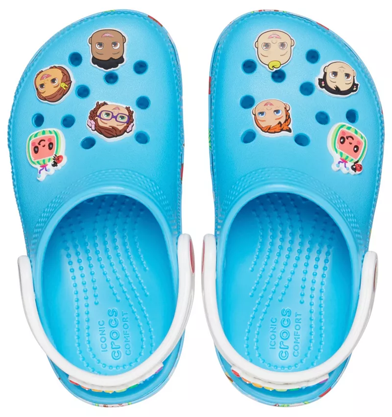 Классические сабо Crocs Toddler CoComelon, цвет Electric Blue