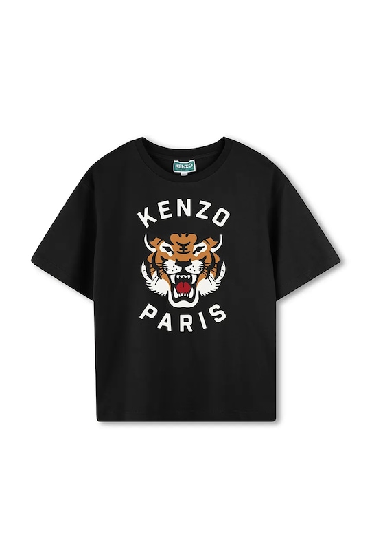 

Хлопковая футболка детская Kenzo Kids, синий
