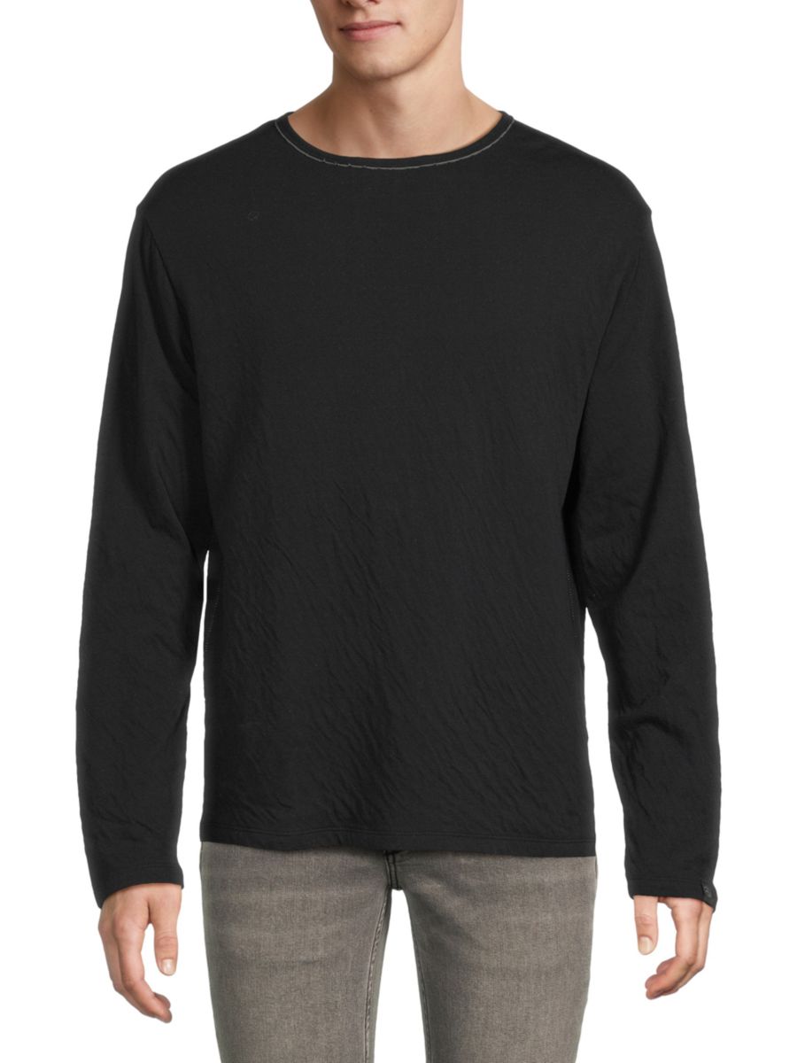 

Футболка с длинным рукавом Kerwin rag & bone, черный