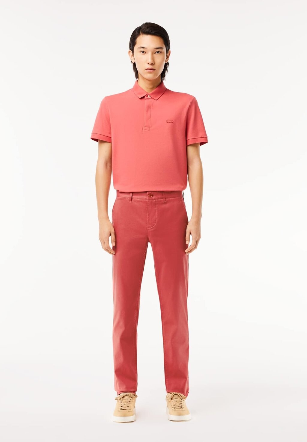 

Чино Lacoste, розовый