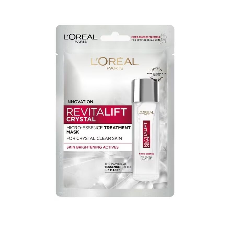 

L'Oreal Paris Revitalift Crystal Micro Essence Лечебная маска 1 шт, White