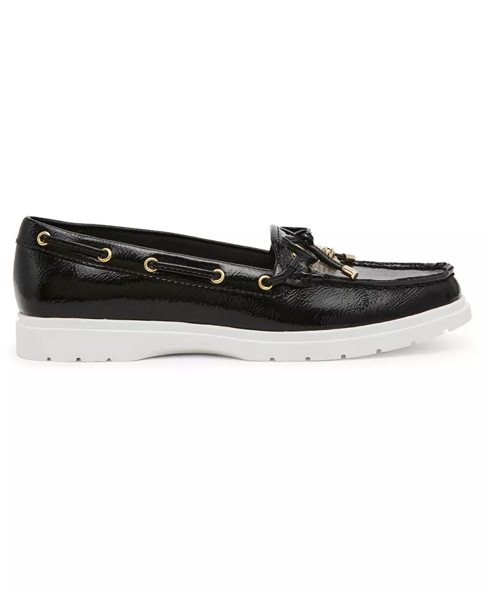 Женские лоферы Allie Boat Shoe Anne Klein, черный — фото 2