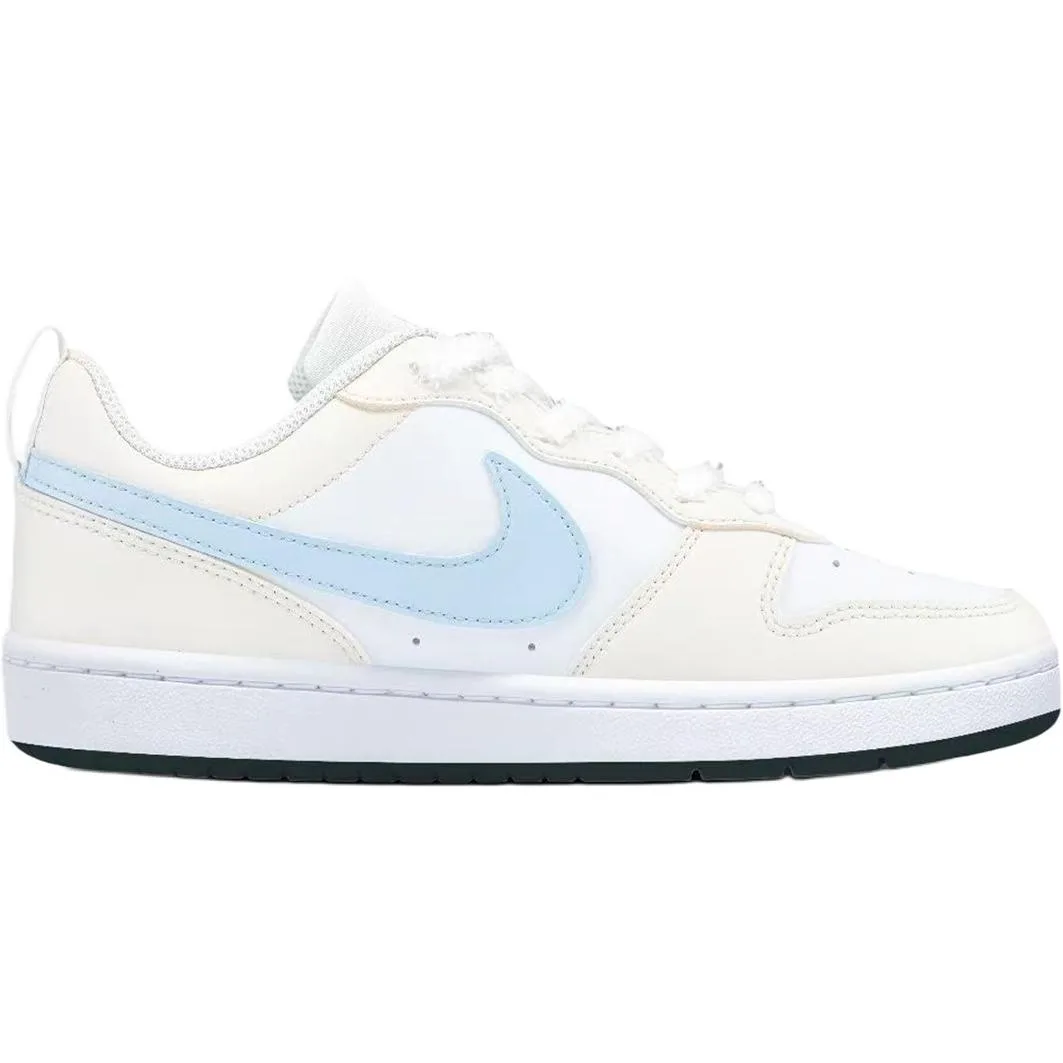 Nike Court Borough Light Blue Oxygen 1 Synthetic Leather Cushioning, Wear Resistant Low top Skateboard Shoes Yellow — фото 3