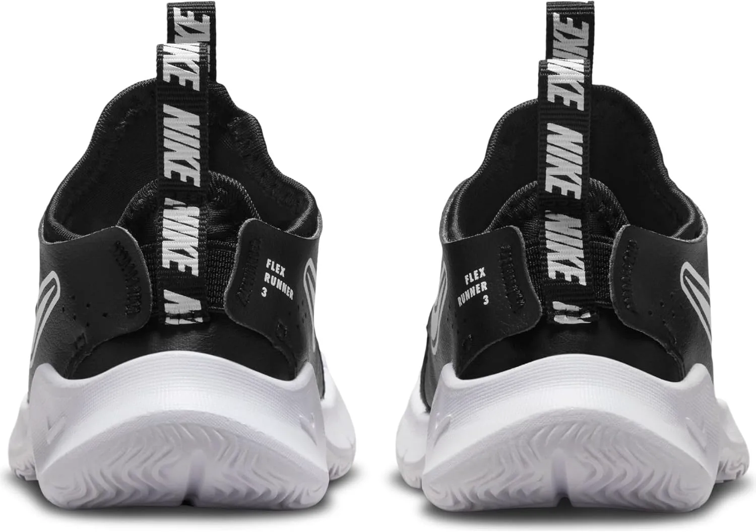 Кроссовки Nike Flex Runner 3 для мальчиков и малышей, черно-белый — фото 3