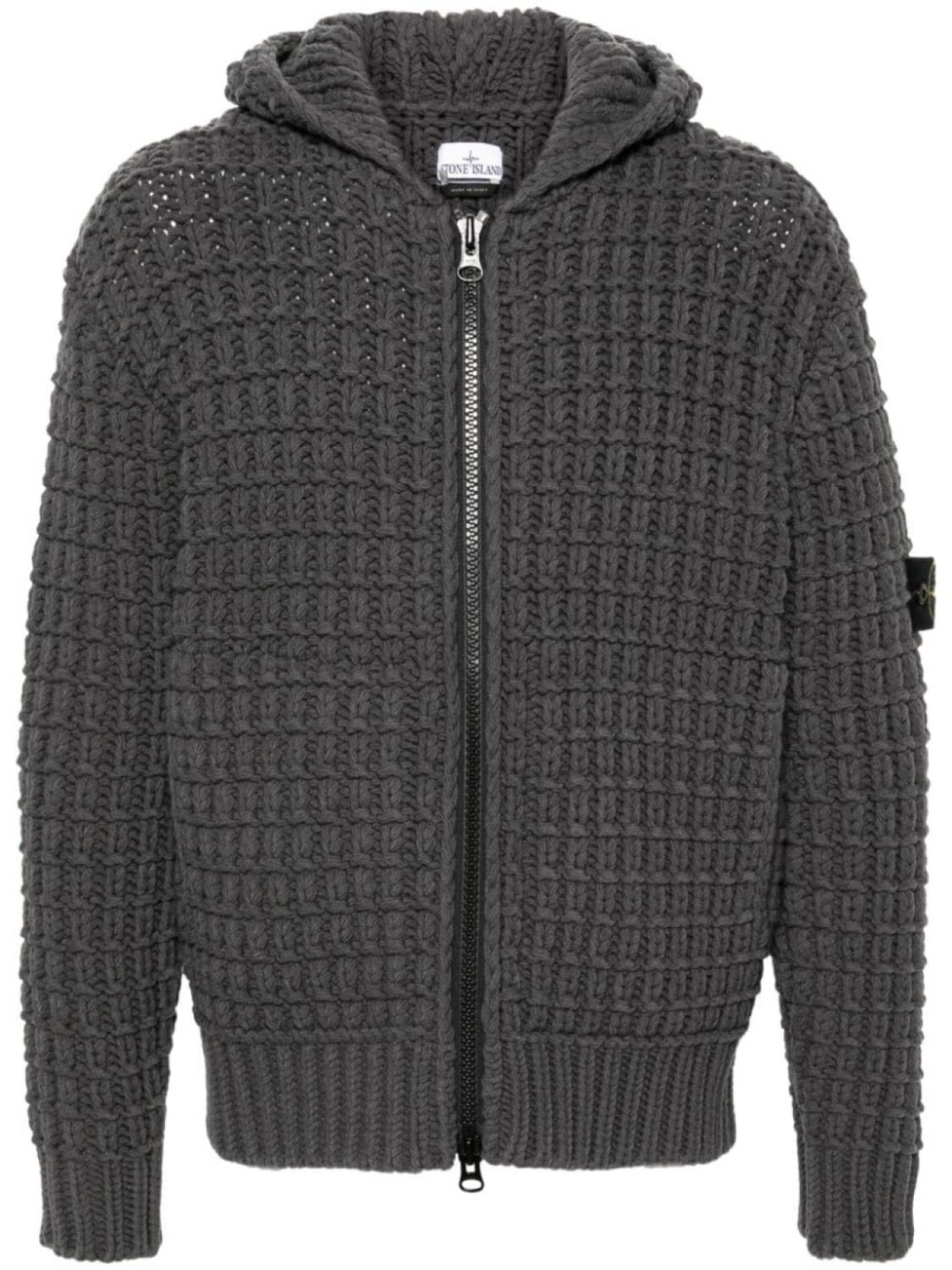 

Stone Island толстовка с значком компаса, серый