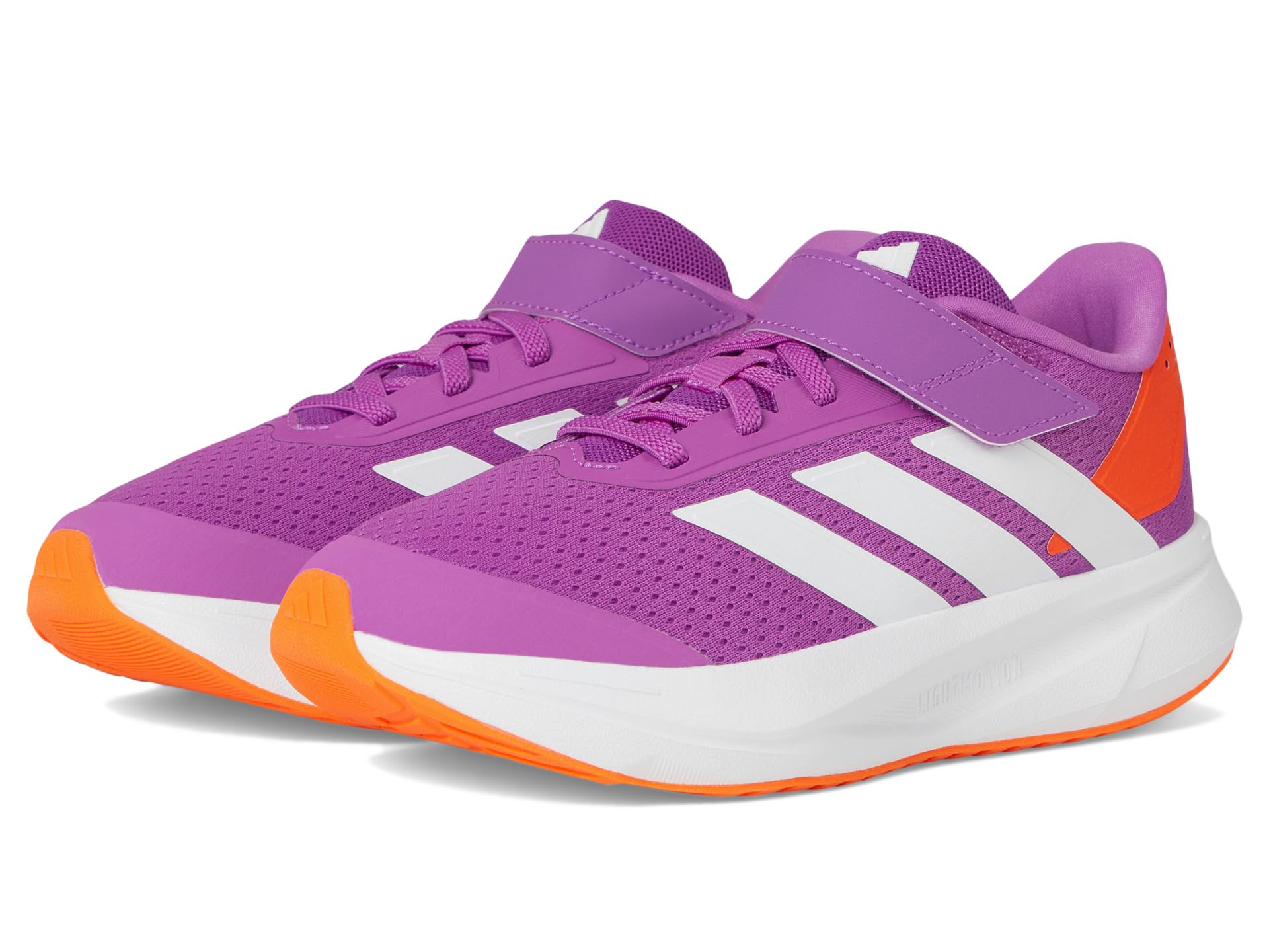 

Кроссовки Adidas Kids Duramo Sl 2.0 Elastic Lace Sportswear Shoes, Purple Burst/White/Impact Orange