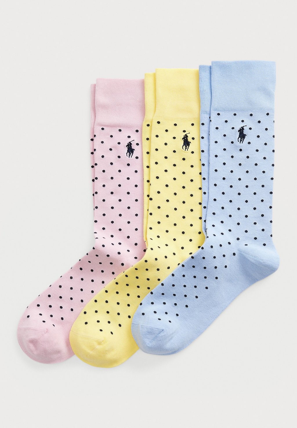 

Носки POLKA DOT TROUSER SOCK 3 PACK Polo Ralph Lauren, светло-голубой