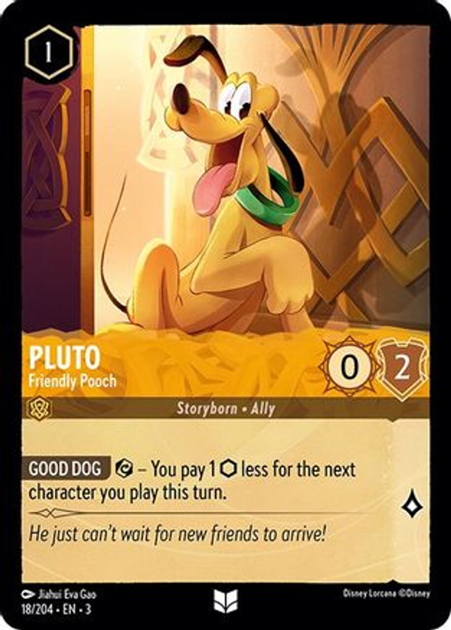 

Карточная игра Pluto - Friendly Pooch (18/204) - Into the Inklands Cold Foil