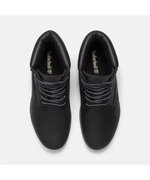 Ботинки 6 дюймов водонепроницаемые Timberland Premium 400g утеплитель чёрный с серым — фото 2
