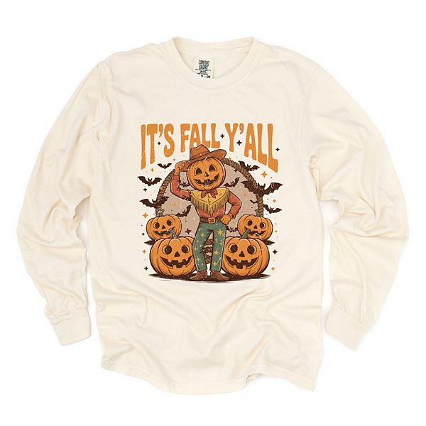 

Футболка It'S fall y'all pumpkin cowboy с длинным рукавом, окрашенная в готовом виде Simply Sage Market, Ivory, Зеленый, Футболка It'S fall y'all pumpkin cowboy с длинным рукавом, окрашенная в готовом виде Simply Sage Market, Ivory