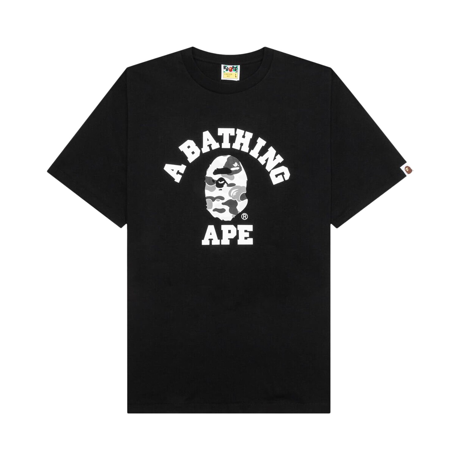 

Камуфляжная футболка BAPE ABC Черный/Серый