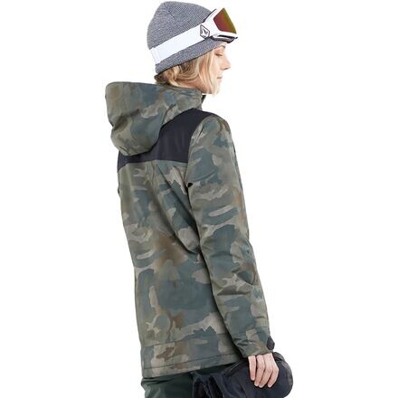

Утепленная куртка Ell GORE-TEX женская Volcom, цвет Cloudwash Camo