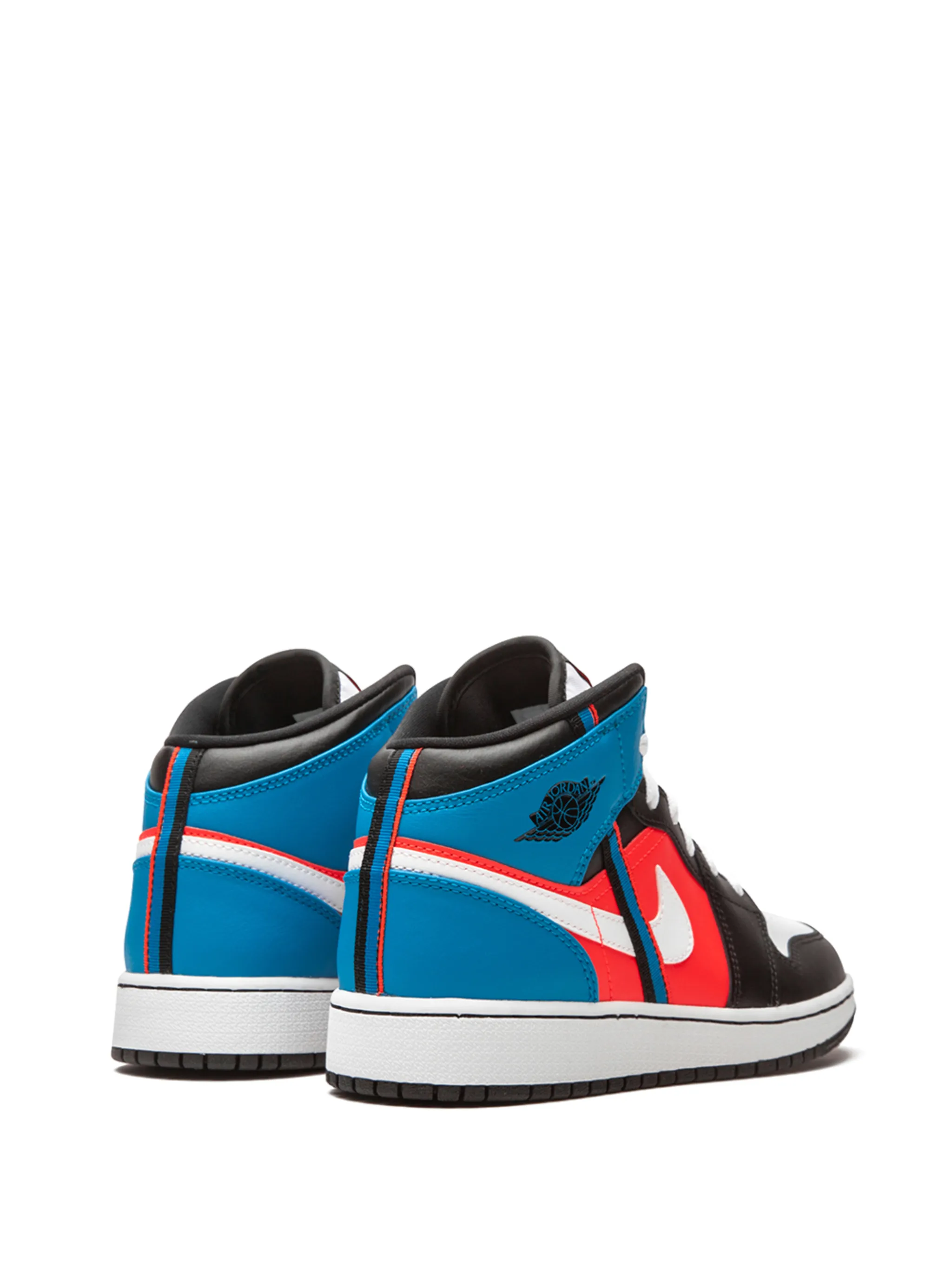 Кроссовки Air Jordan 1 Mid Game Time GS Jordan Kids, белый — фото 3