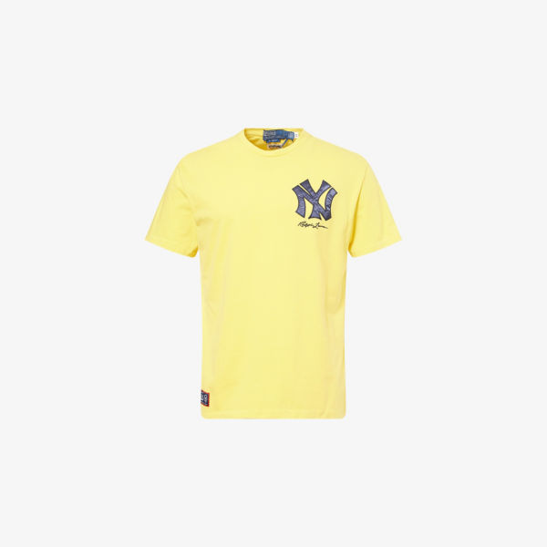 

Polo Ralph Lauren x MLB коллекция футболка с коротким рукавом из хлопкового джерси NY Yankees Polo Ralph Lauren, желтый