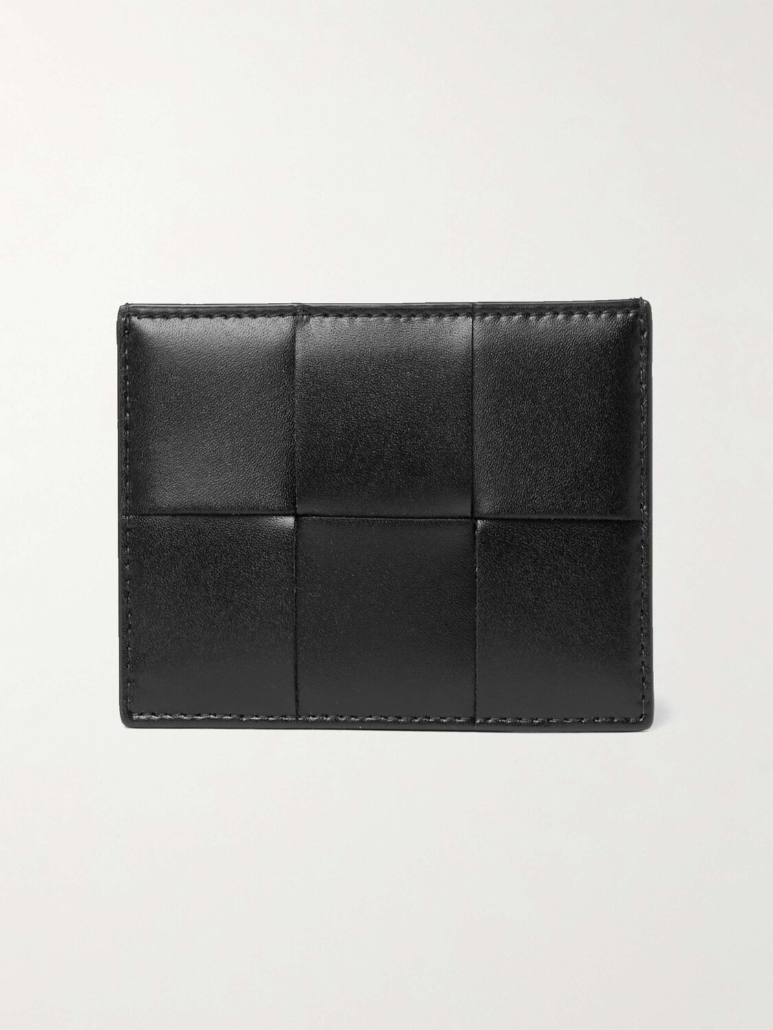 

Кожаный картхолдер Intrecciato BOTTEGA VENETA, черный