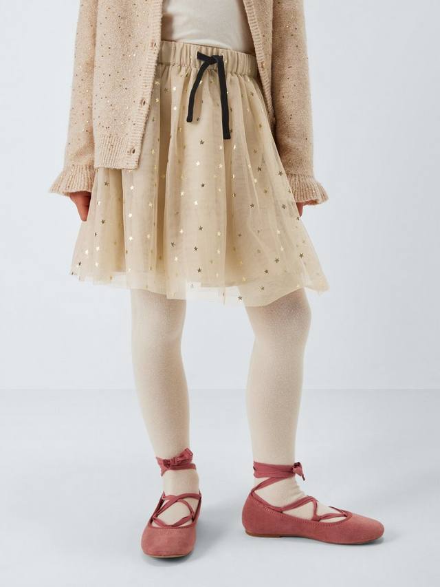 

Детская мини-юбка из фатинга со звездами John Lewis, Silver