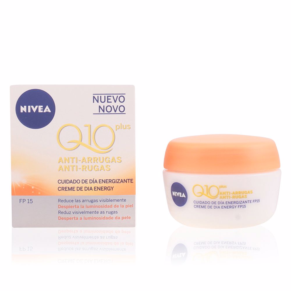 

Крем против морщин Q10+ anti-arrugas cuidado de día energizante spf15 Nivea, 50 мл