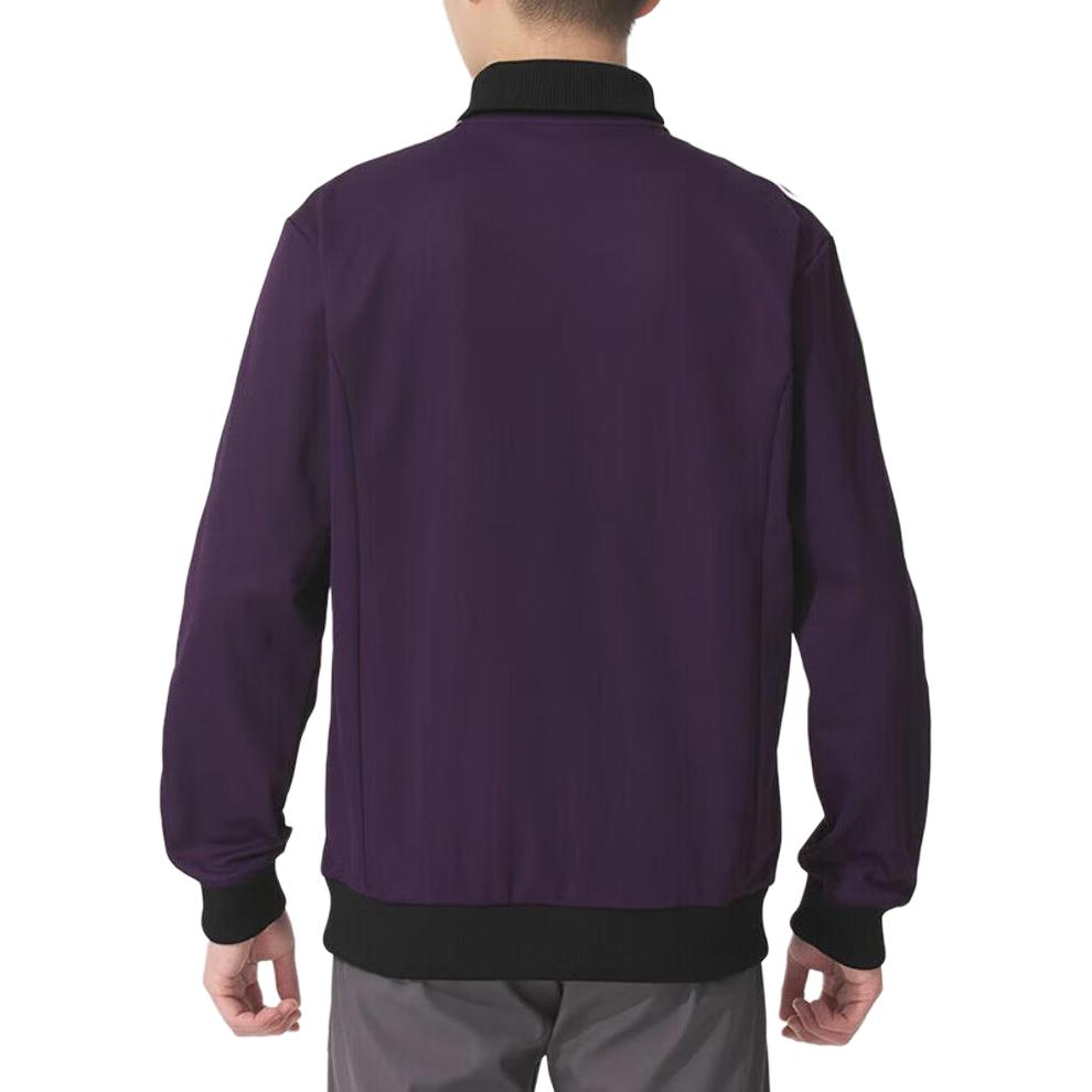 Adidas Куртка с тремя полосками мужская легендарная фиолетовая, Legend Purple — фото 4