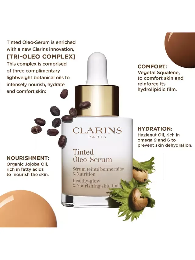 Тонирующая олео-сывороточная тональная основа Clarins, 02 — фото 2