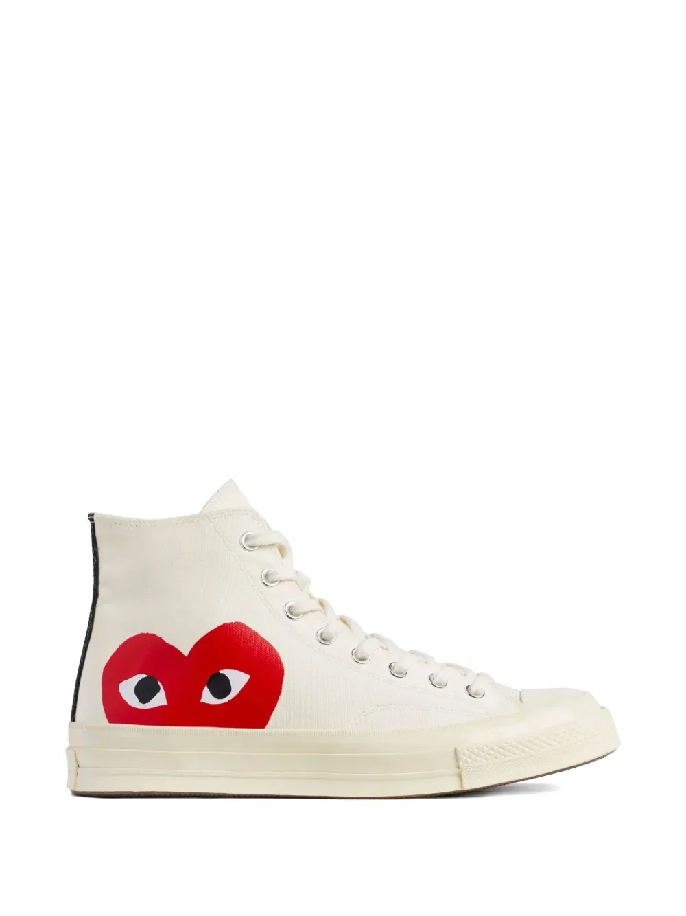Высокие кроссовки с принтом в виде сердечек Comme Des Garçons, нейтральный