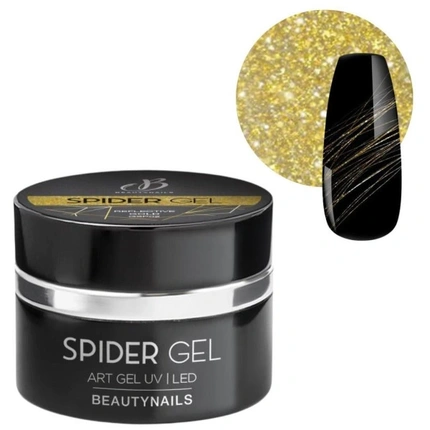 

Bna Spider Gel 02 - Светоотражающий золотой Beautynails
