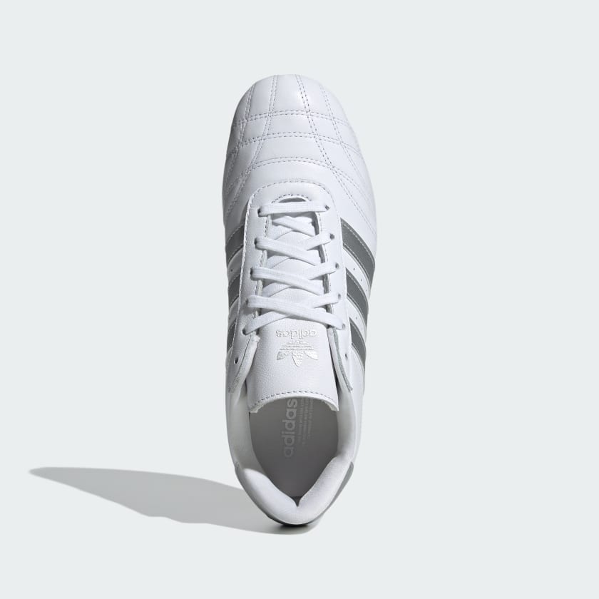 Женские кроссовки Adidas Adidas Taekwondo на шнурках, белый/металлик — фото 2