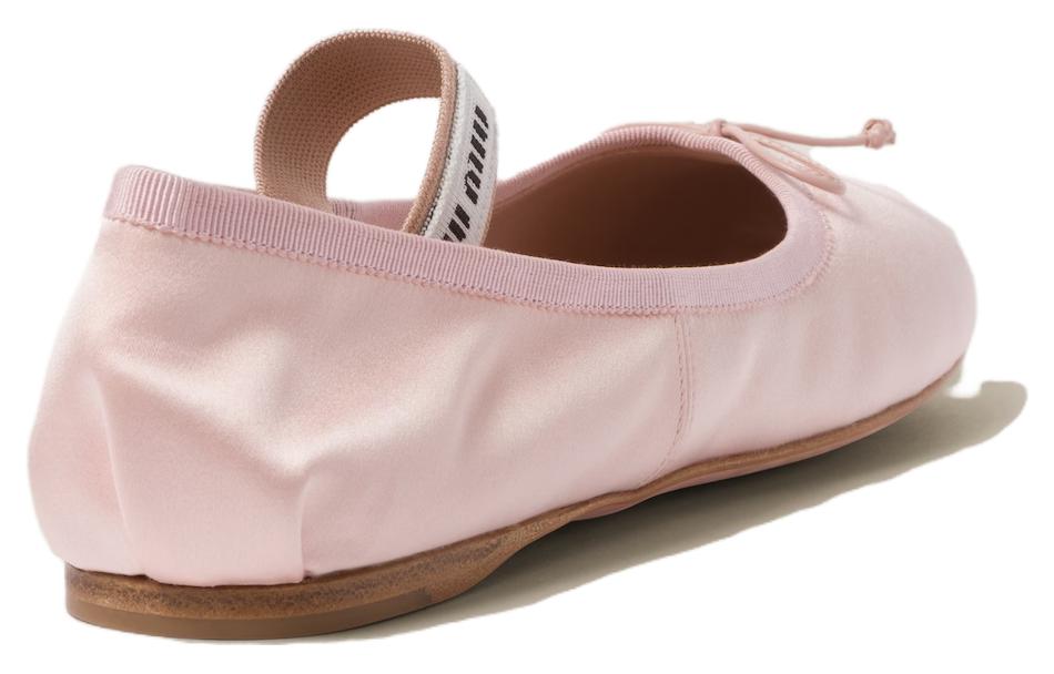 Повседневные туфли MIU MIU розовые женские — фото 3