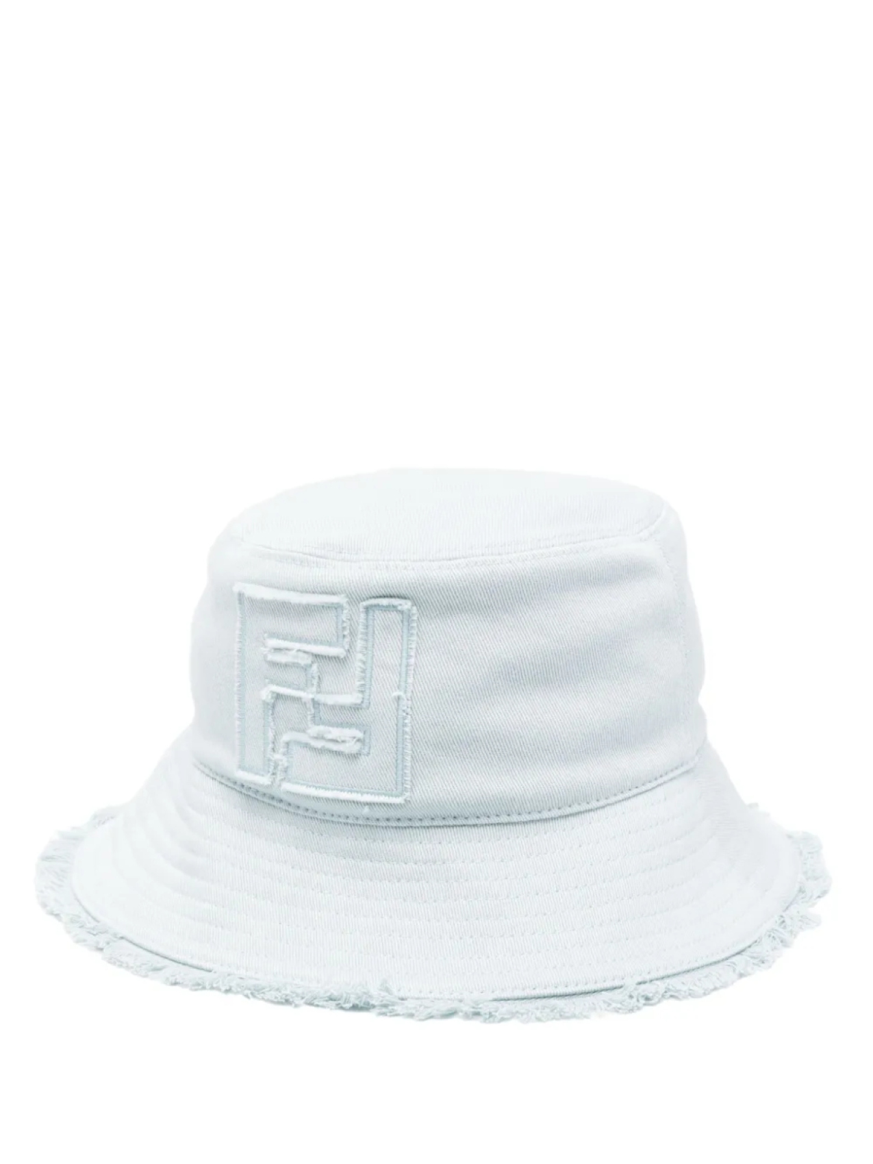 

Панама с нашивкой FF Fendi Kids, синий