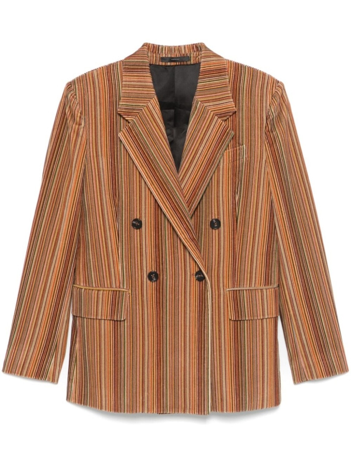 

Полосатый блейзер Paul Smith, коричневый