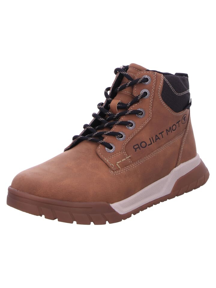 

Сапоги Tom Tailor Schnürstiefel Mit Tex, коричневый