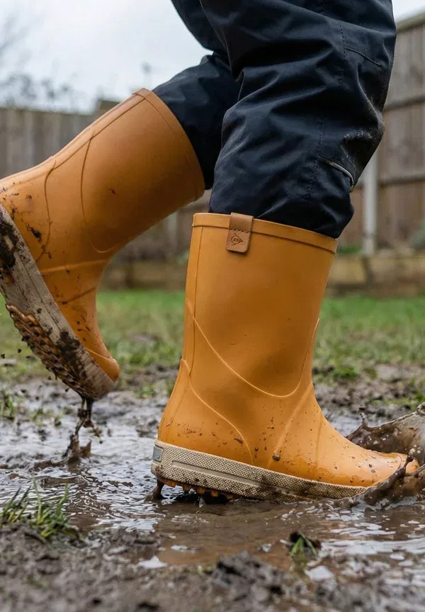 Сапоги Dunlop pa0jk01 puddle jumper wellies, орехово-коричневый
