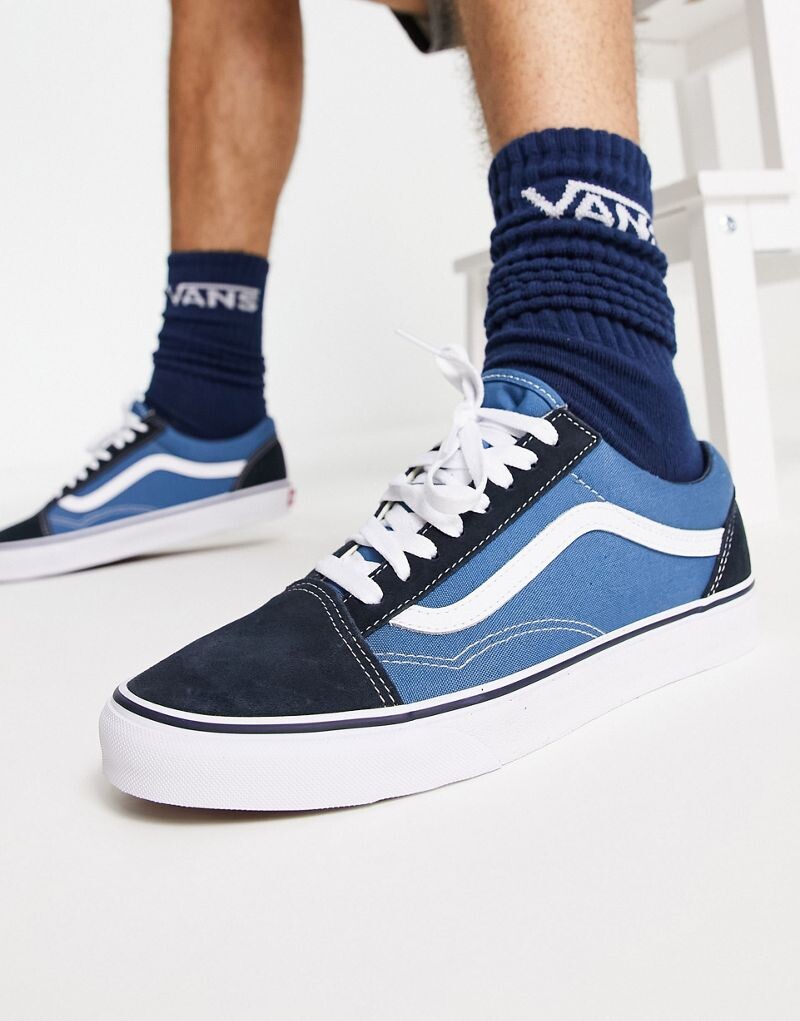 

Синие кроссовки Vans Old Skool, Синий, Синие кроссовки Vans Old Skool