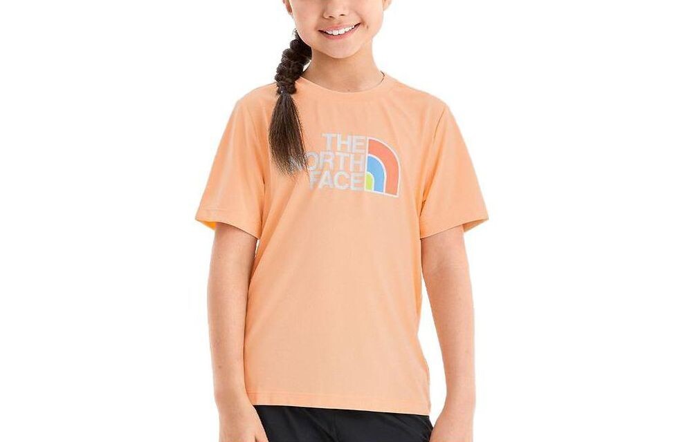 

Детская футболка The North Face, цвет Apricot
