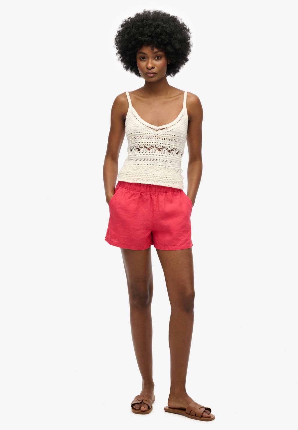 

Шорты Superdry, коралловый