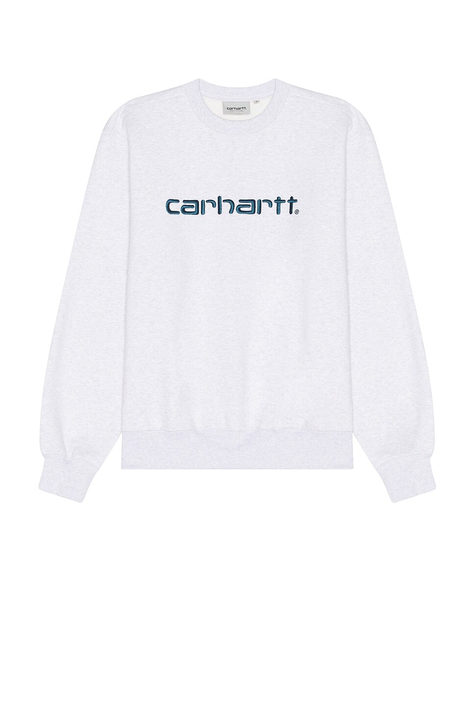

Толстовка Carhartt Wip, цвет Ash Heather & Duck Blue